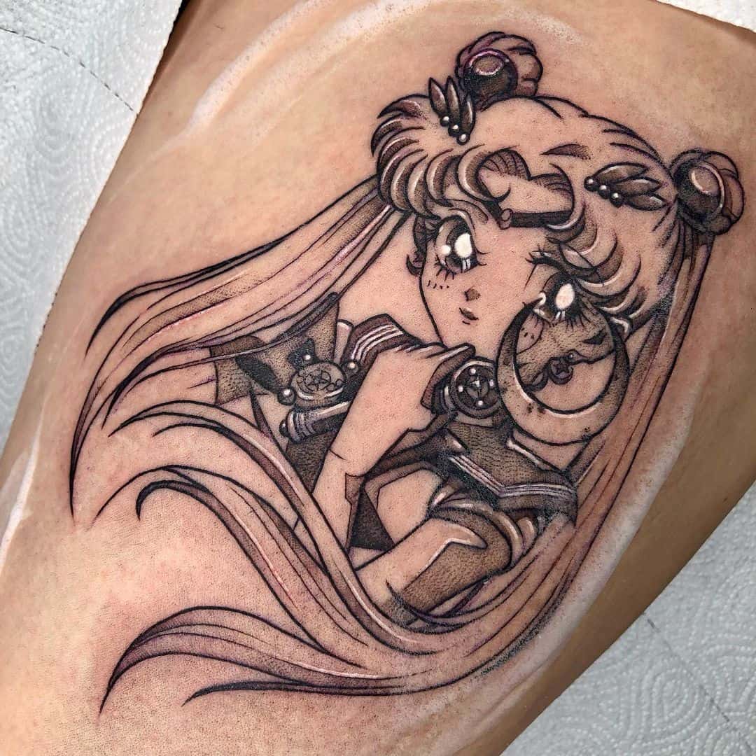 sailor moon tattoo