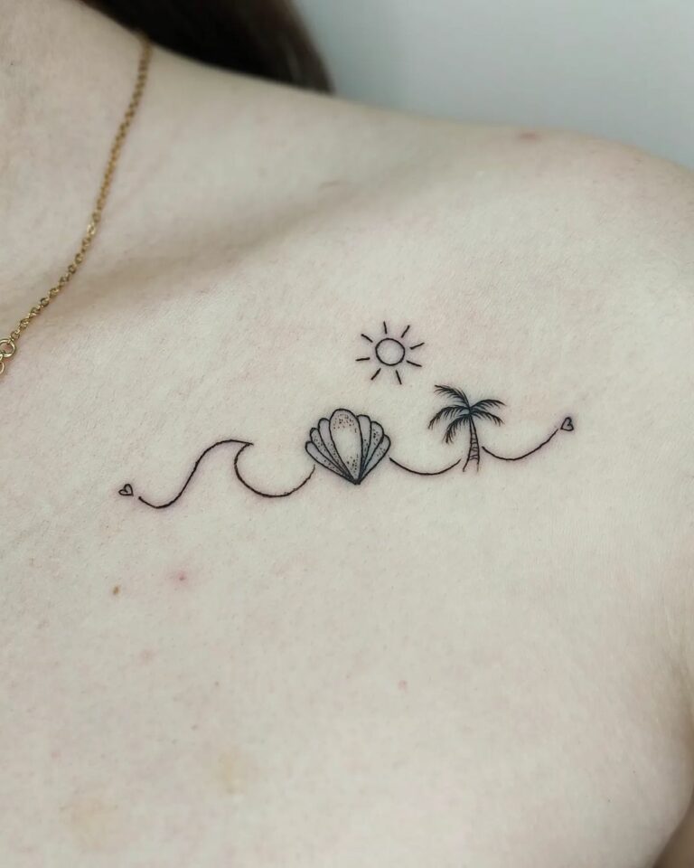 50 Beach Tattoo Ideas: Inspiring Designs for Ocean Lovers