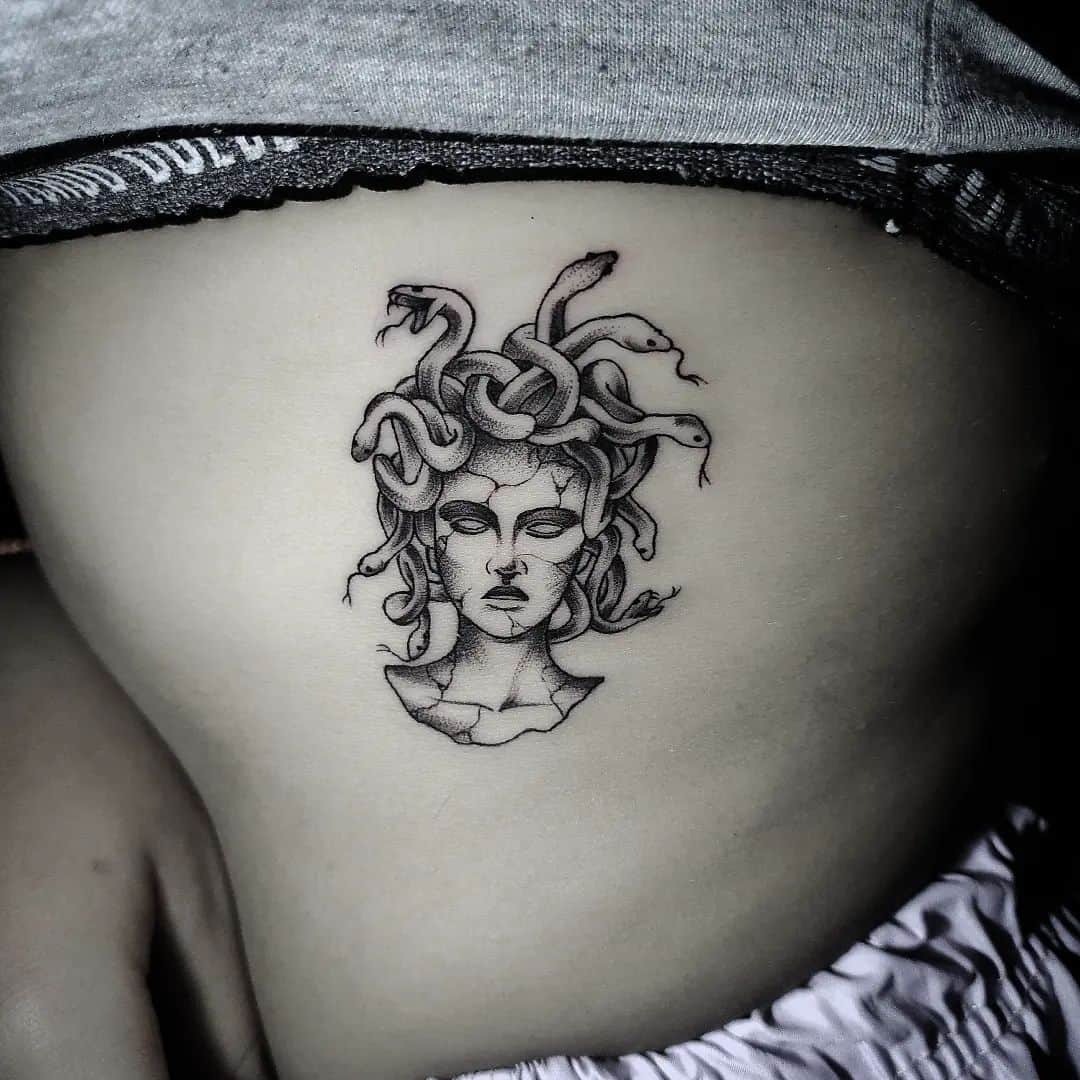 simple medusa tattoo