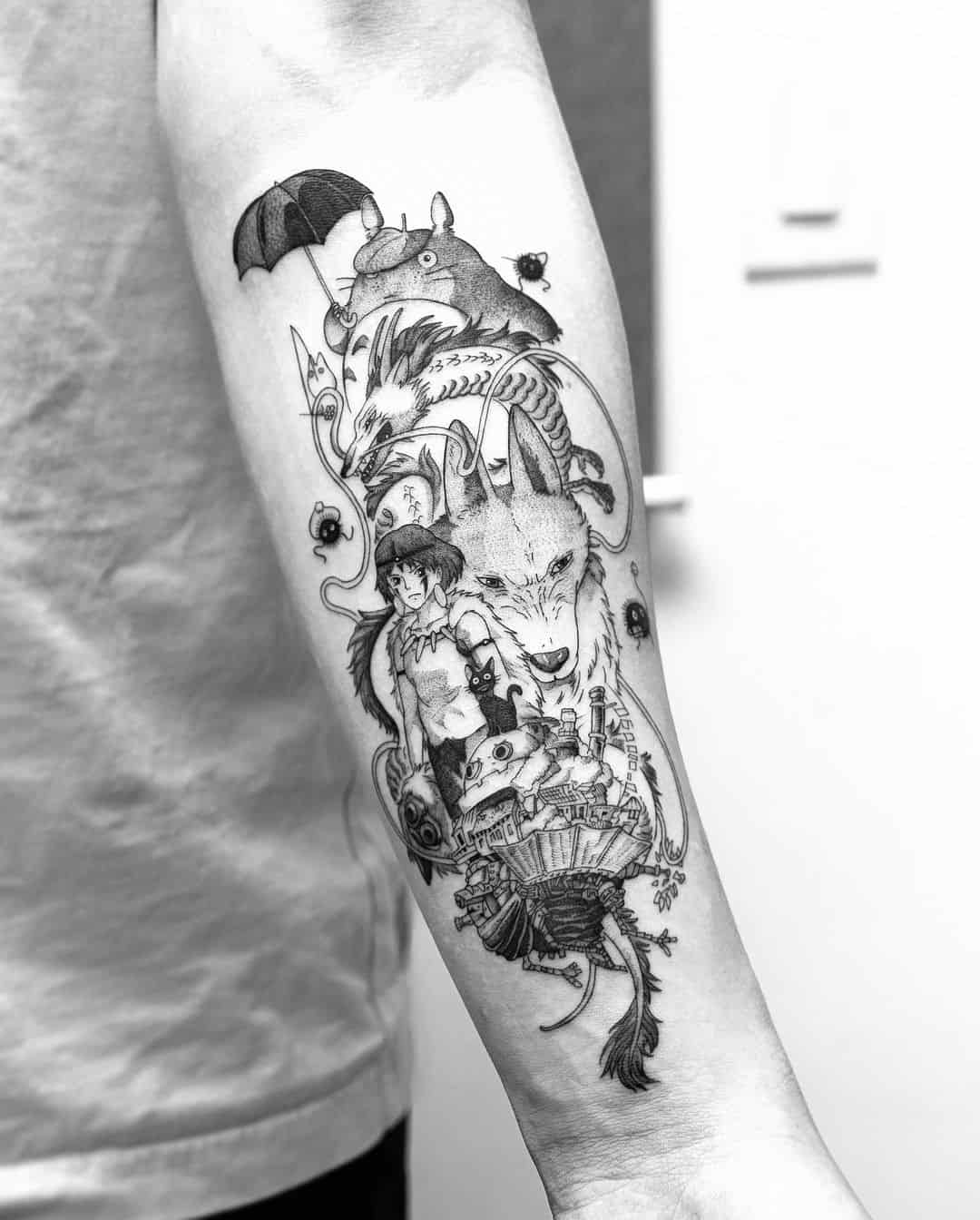 spirited away tattoo