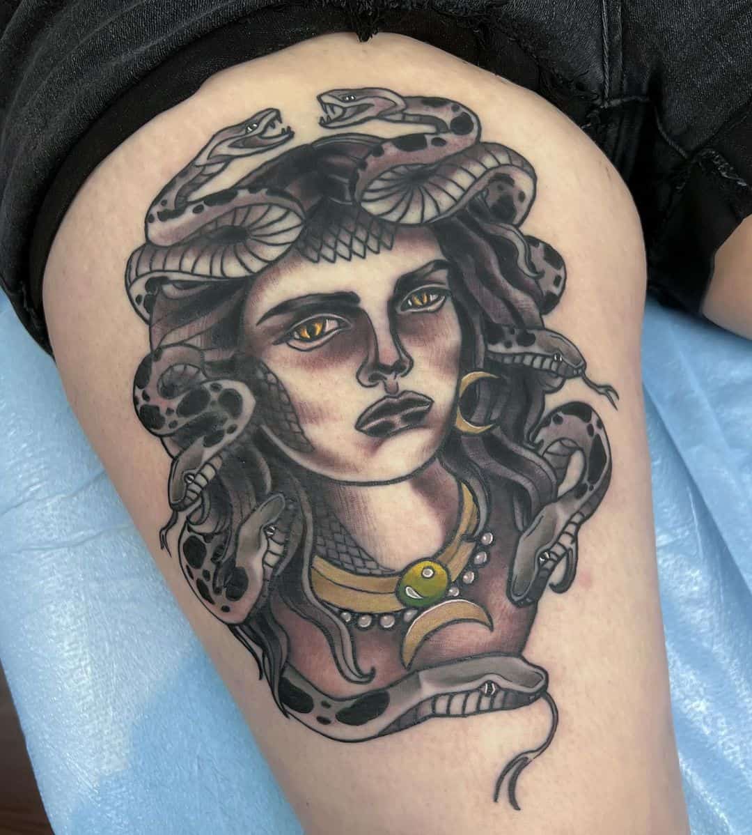 traditional medusa tattoo