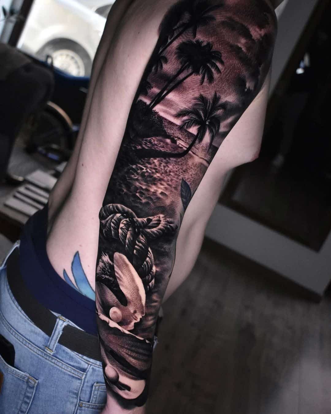 whole arm tattoo
