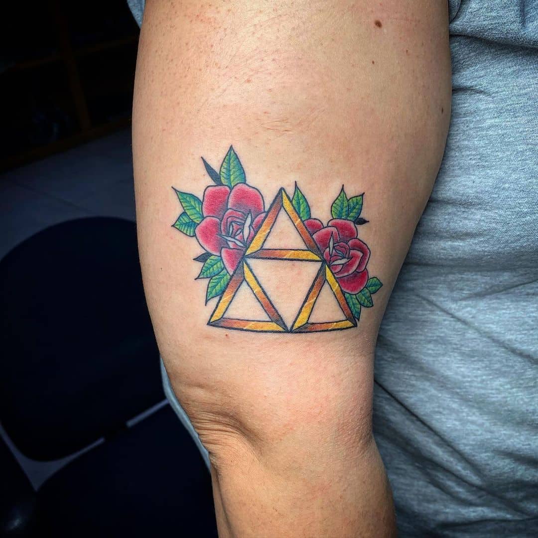 Triforce Tattoo 34 Most Beautiful Ideas Of Triangle From Legend Of Zelda