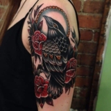 100 Inspirational Raven & Crow Tattoo Ideas