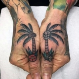 100 Inspirational Palm Tree Tattoos