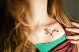 115 Most Stylish Collar Bone Tattoos